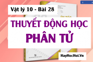Thuyết động học phân tử chất khí, Cấu tạo chất, Khí lý tưởng là gì - Vật lý 10 bài 28